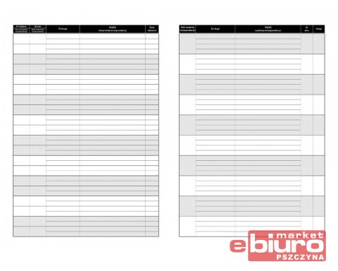 DZIENNIK KORESPONDENCJI A4 701-1