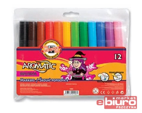 FLAMASTRY ZAPACHOWE 7718/5AB 12 KOLORÓW