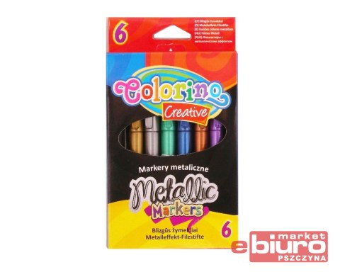 MARKER METALIZOWANY 6 KOLORÓW COLORINO