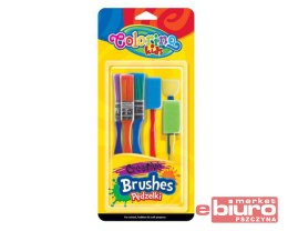 PĘDZELKI KREATYWNE 6 SZTUK COLORINO