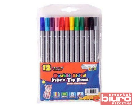 PISAKI DWUSTRONNE 12 KOLORÓW 210012 CRESCO