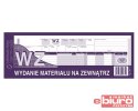 WZ WYDANIE MATERIAŁÓW NA ZEWNĄTRZ 1/2 A4 361-0