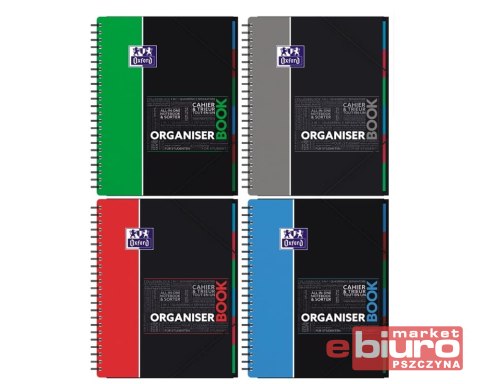 KOŁONOTATNIK ORGANISERBOOK A4 (245X310) 80K KR PP