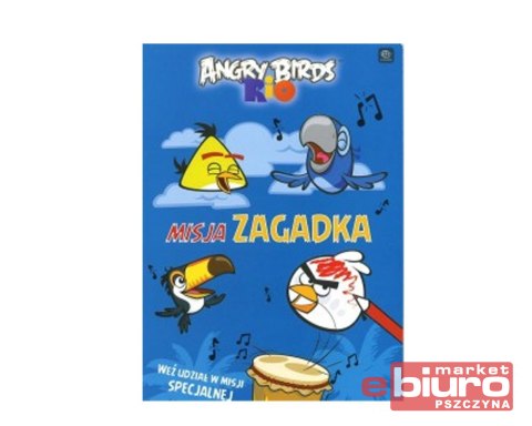 KOLOROWANKA B5 Z ZAGADKAMI ANGRY BIRDS RIO