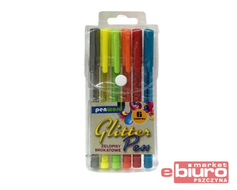 ŻELOPIS BROKATOWY 6 KOLORÓW PREMIUM