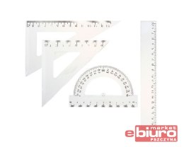 ZESTAW GEOMETRYCZNY TRANSPARENT GR-032T