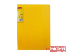 TECZKA 20 KOSZULEK A4 CLEAR BOOK ŻÓŁTA 1132/N/06