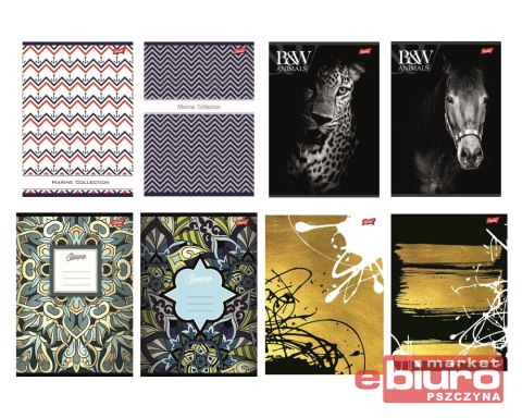 ZESZYT A5 80 KARTEK LINIA LAMINOWANY STRZEGOM