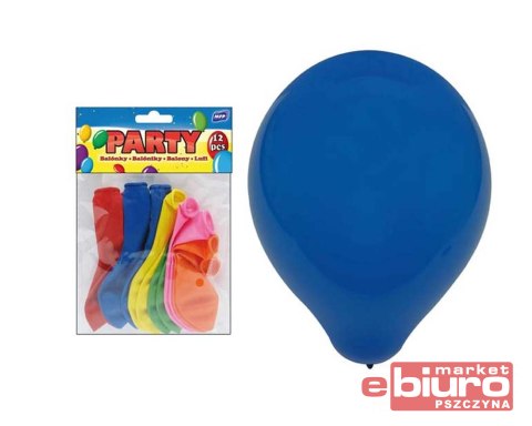 BALON DMUCHANY M STANDARD 12 SZT 30 CM 8000121