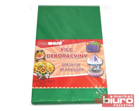 FILC DEKORACYJNY C.ZIELONY 20X30 A'10 YF672 PSH