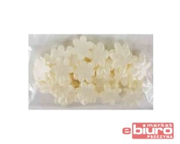 APLIKACJE AŻUROWE KWIATEK PEŁNY ŚREDNI,1MB, KREM