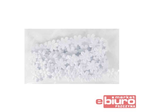 APLIKACJE KWIATEK PEŁNY MAŁY BIAŁY 1MB