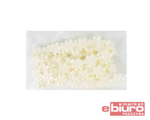 APLIKACJE KWIATEK PEŁNY MAŁY KREMOWY 1MB