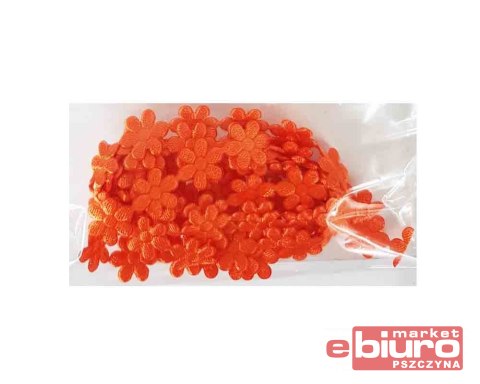 APLIKACJE KWIATEK PEŁNY MAŁY, POMARAŃCZ 1MB