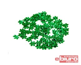 CEKINY KWIATKI MAŁE 8MM/5G ZIELONY TRAWA