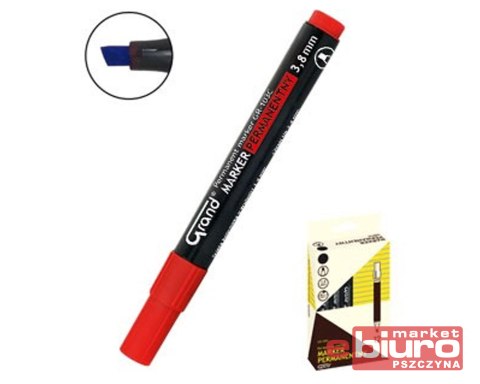 MARKER PERMANENT GRAND GR-103C CZERWON ŚCIĘTY A'12