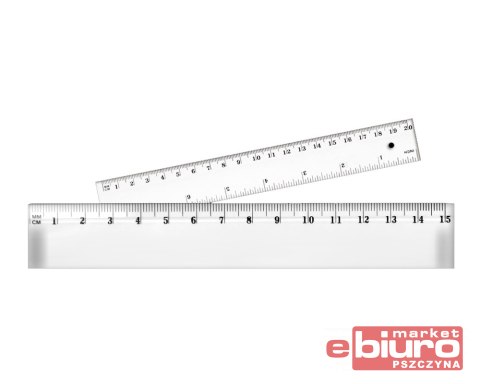 LINIJKA 20CM BL002-B TETIS