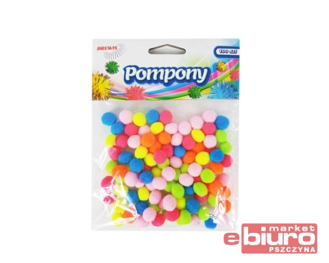 POMPONY POM28 MIX KOLOR 10MM