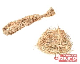 RAFIA WŁÓKNA 50-60GR. NATURALNA RAFIA -NAT