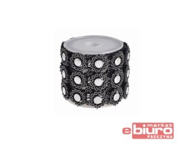 SZTUKA ZD.TAŚMA MIXMEDIOWA KÓŁKA CZARN-SREBR 4,5CM