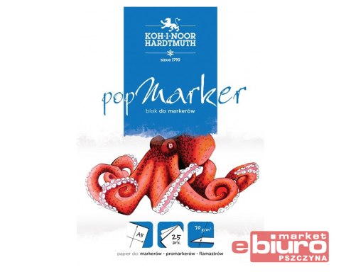 BLOK DO MARKERÓW POPMARKER A5 25 KARTEK 70G