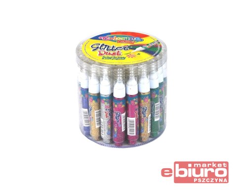 KIDS CREATIVE ZESTAW BROKAT GLITTER 40SZT. MIX