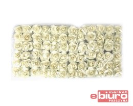 KWIATY PAPIEROWE 20MM/72 BIAŁE M103H-001