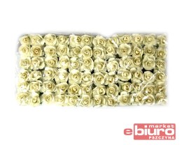 KWIATY PAPIEROWE 20MM/72 KREMOWE M103H-010