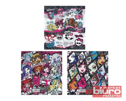 NAKLEJKI 16X16 MONSTER HIGH