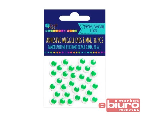 OCZKA SAMOPRZYLEPNE 8MM A'36 MIX DALPRINT