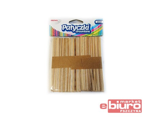 PATYCZKI DREWNIANE NATURALNE 11,4CM PN114