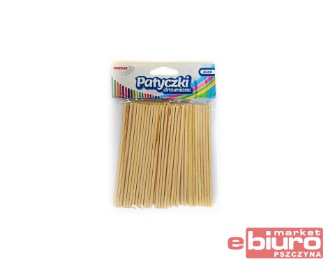 PATYCZKI DREWNIANE OKRĄGŁE 11CM PNO110