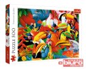 PUZZLE 500 KOLOROWE PTAKI 37328 TREFL