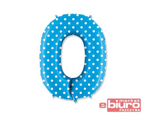 BALON NR.0 TURKUS W KROPKI 830PT-P