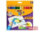 KREDKI BIC KIDS AQUACOULOUR 24 KOLORY