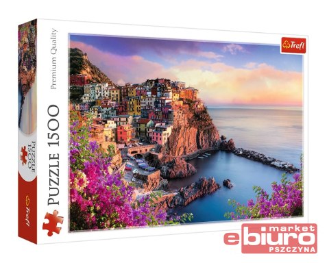 PUZZLE 1500 WIDOK NA MIASTECZKO MANAROLA TREFL