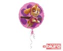 BALON FOLIOWY 18" CIR "PAW PATROL PINK SKYE & EVER