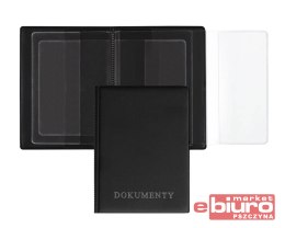 OKŁADKA NA DOKUMENTY Z DOW REJ PREMIUM CZARNA