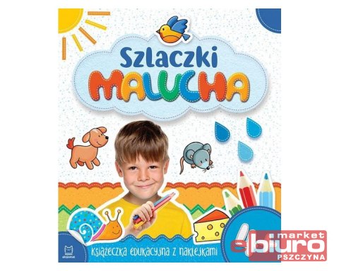 SZLACZKI MALUCHA 4+ KSIĄŻECZKA EDUK Z NAKLEJKAMI