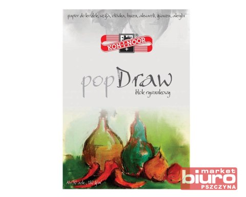 BLOK RYSUNKOWY POP DRAW A4 30 ARKUSZY 180G 9920/5