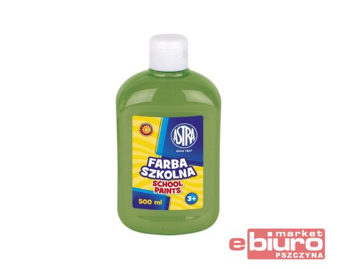 FARBA SZKOLNA ASTRA 500ML ZIELONA JASNA