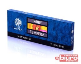 FARBY TEMPERA 12 KOLORÓW - 20 ML