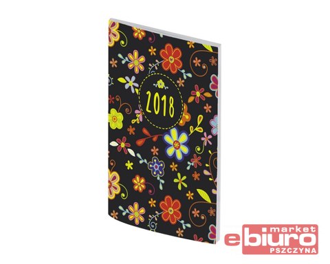KALENDARZ A6 PCV UKŁAD TYGODNIOWY A6T041B-MIX