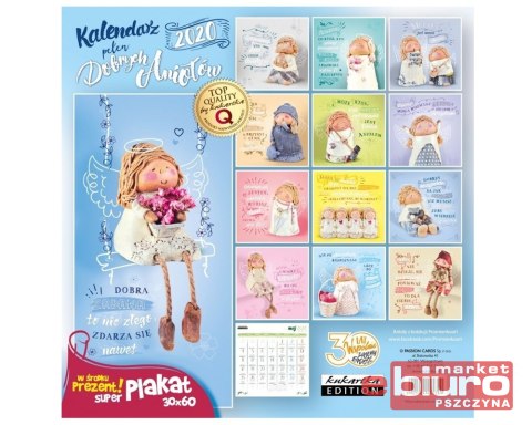 KALENDARZ CLASSIC Q DOBRE ANIOŁY PASSION CARDS