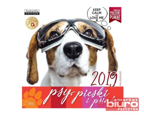 KALENDARZ CLASSIC Q PSY PASSION CARDS