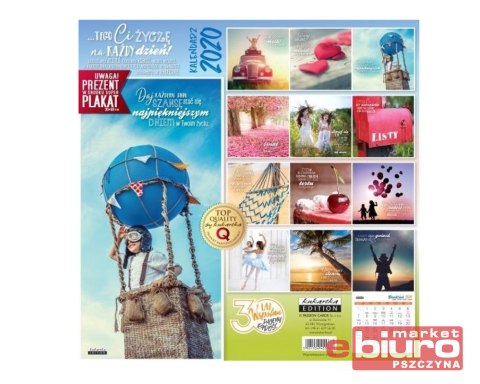 KALENDARZ CLASSIC Q ŻYCZENIA PASSION CARDS