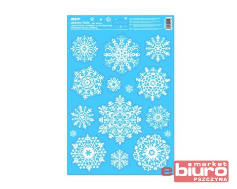 NAKLEJKA BOŻONARODZENIOWA BROKAT VA004 8885724