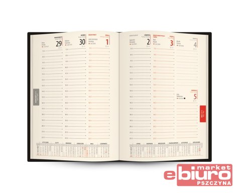 KALENDARZ KSIĄŻKOWY A5 TYGODNIOWY LUX KKA5TL