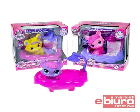 KOTEK 8CM W WANNIE 13CM AKC. 3RODZ. CL2081ABC HIPO