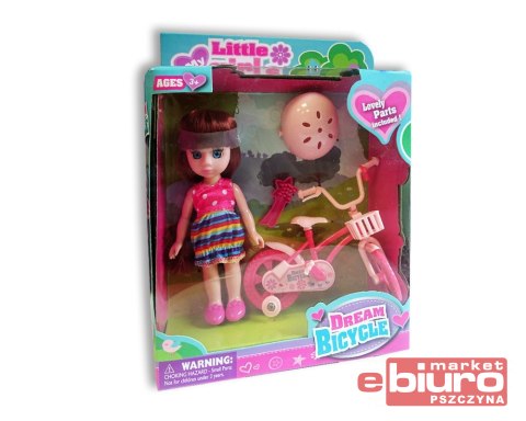 LALKA 16 CM NA ROWERZE 2 RODZ 63004